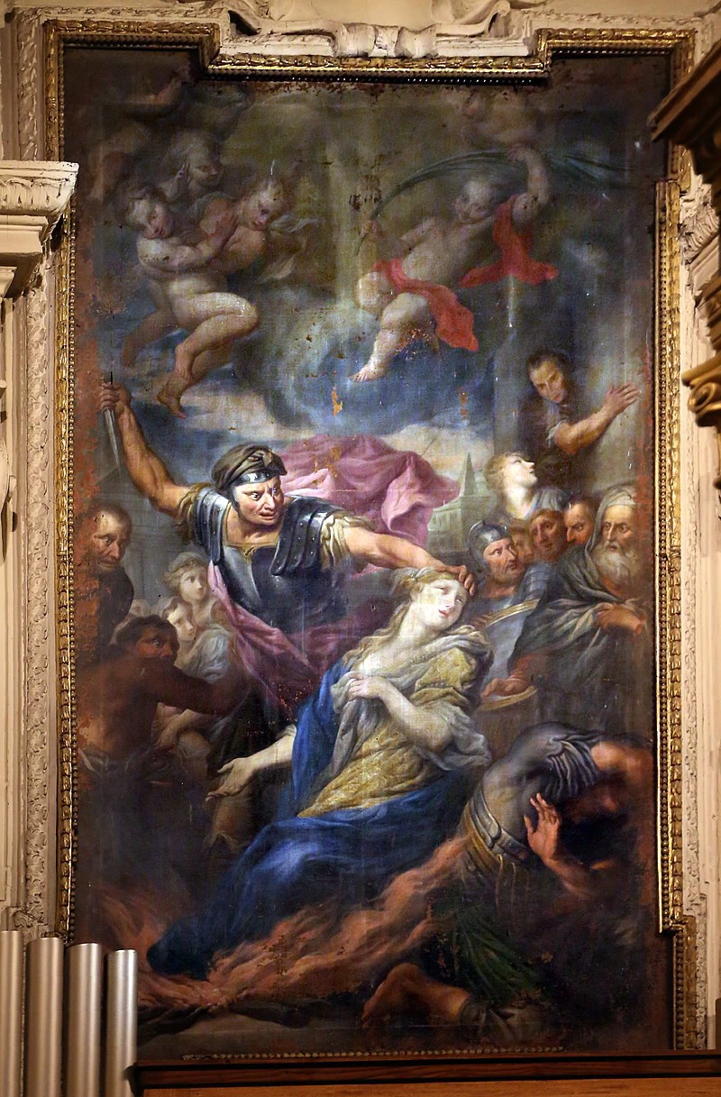 Martirio di santa Lucia - Santa Lucia dei Magnoli, Firenze